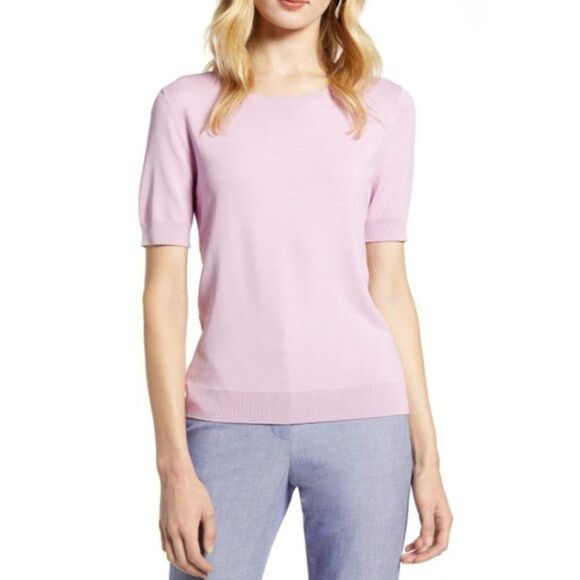 Halogen Pink Stripe Sweater size XS - Picture 1 of 8